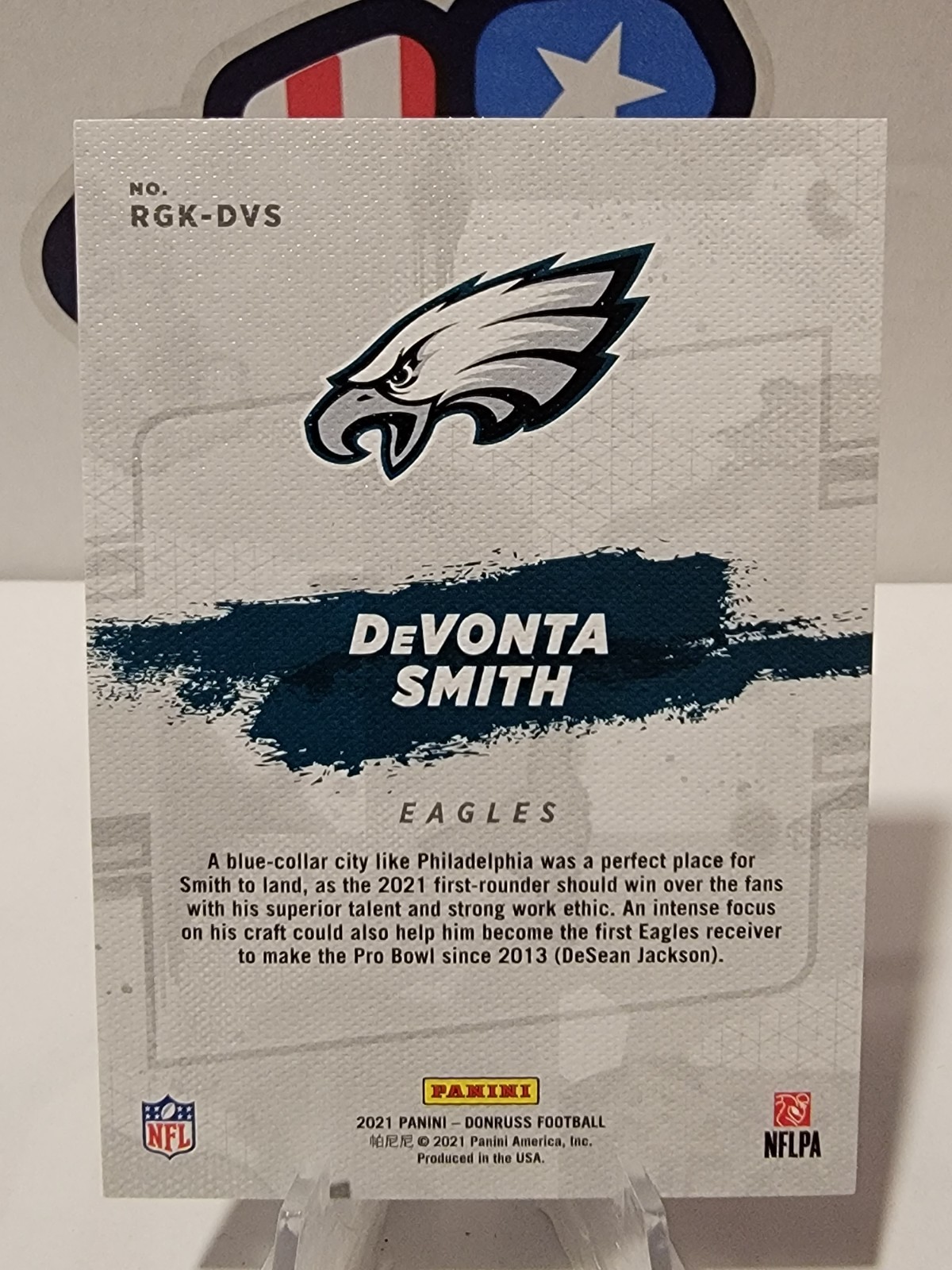 2021 Donruss #RGK-DVS DeVonta Smith Rookie Gridiron Kings