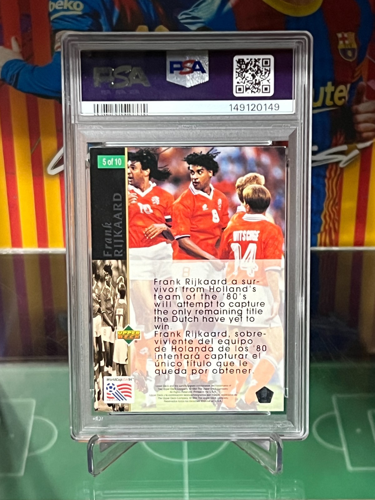 Netherlands Hat-trick PSA Lot Patrick Kluivert + Edgard Davids + Frank Rijkaard