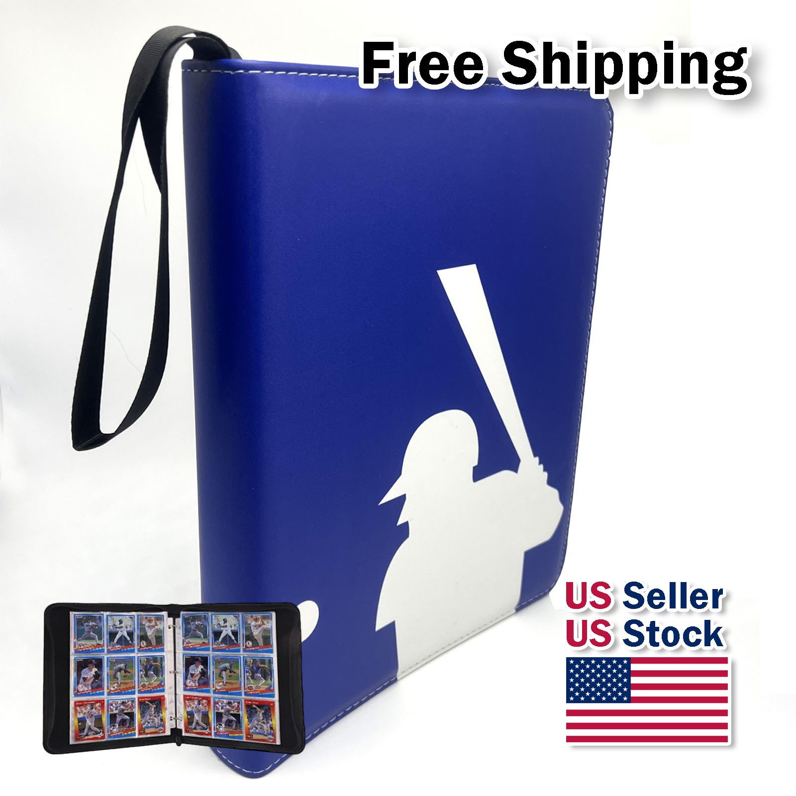 9 Pocket Baseball, Sports Card Binder, Trading Card Binder with Sleeves, Collect