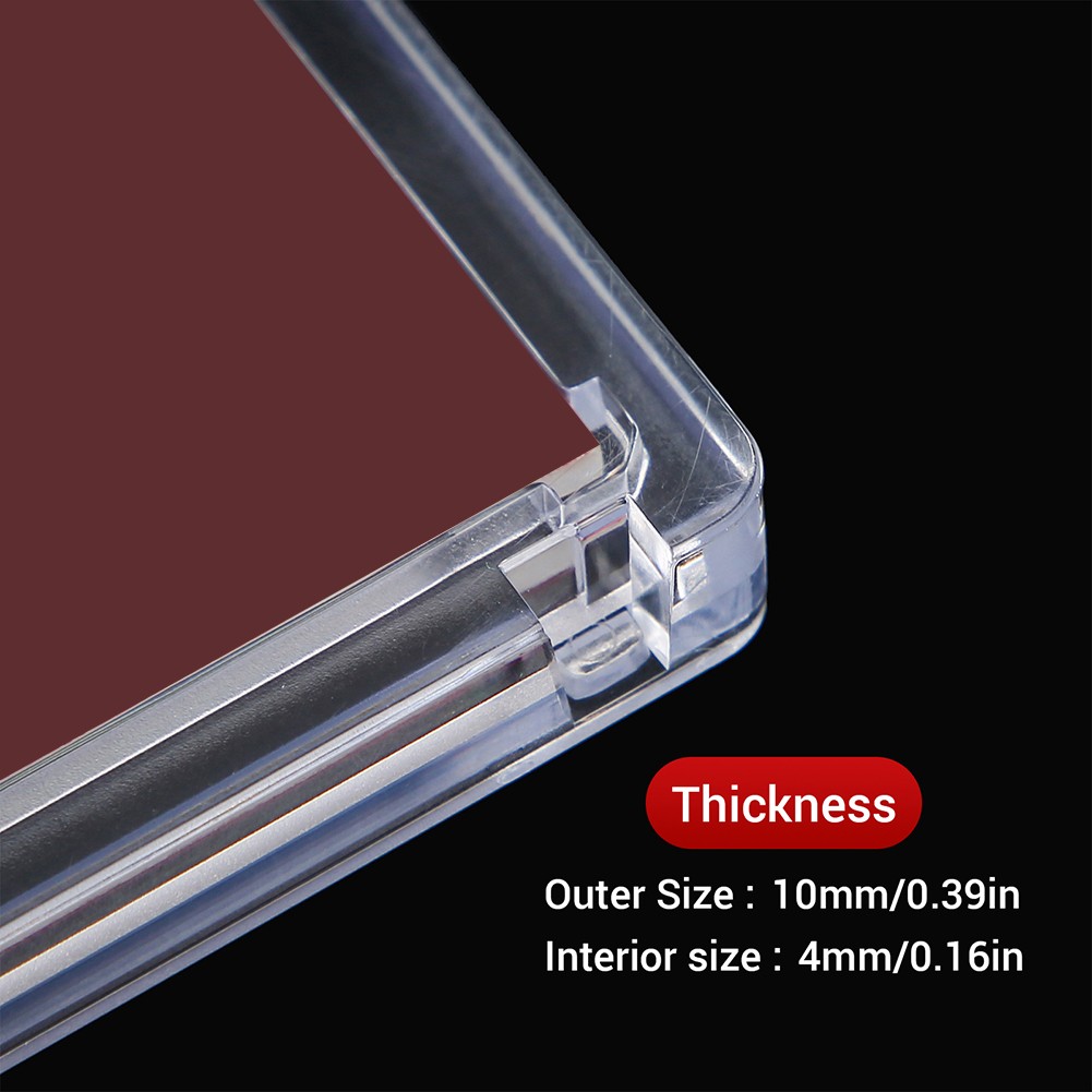 2PACK 187mm Magnetic Booklet Card Holder for National Treasures,Playbook Cards
