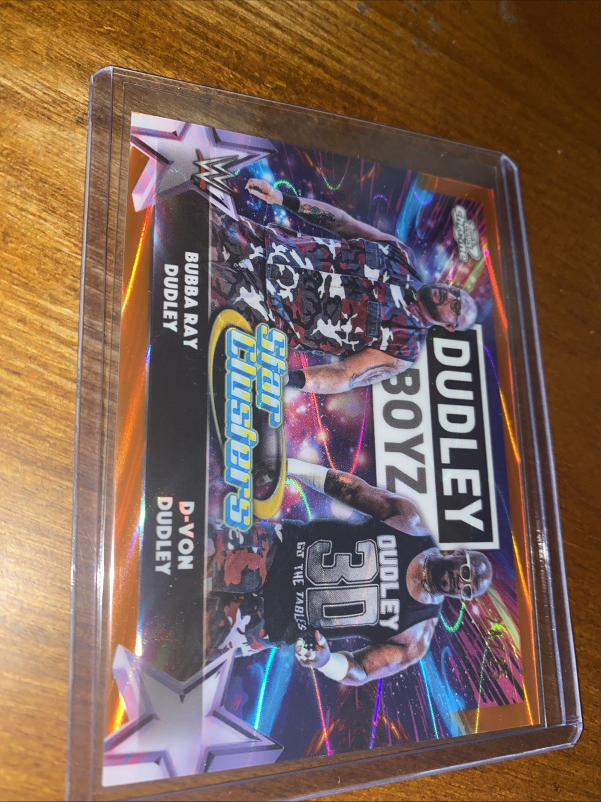 DUDLEY BOYZ Star Clusters Orange Galactic 24/25 2026 Topps Cosmic Chrome WWE SC7