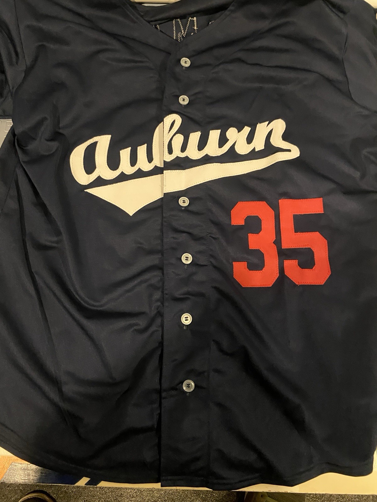 Frank Thomas Signed Autographed Custom Auburn Jersey Blue White Sox JSA