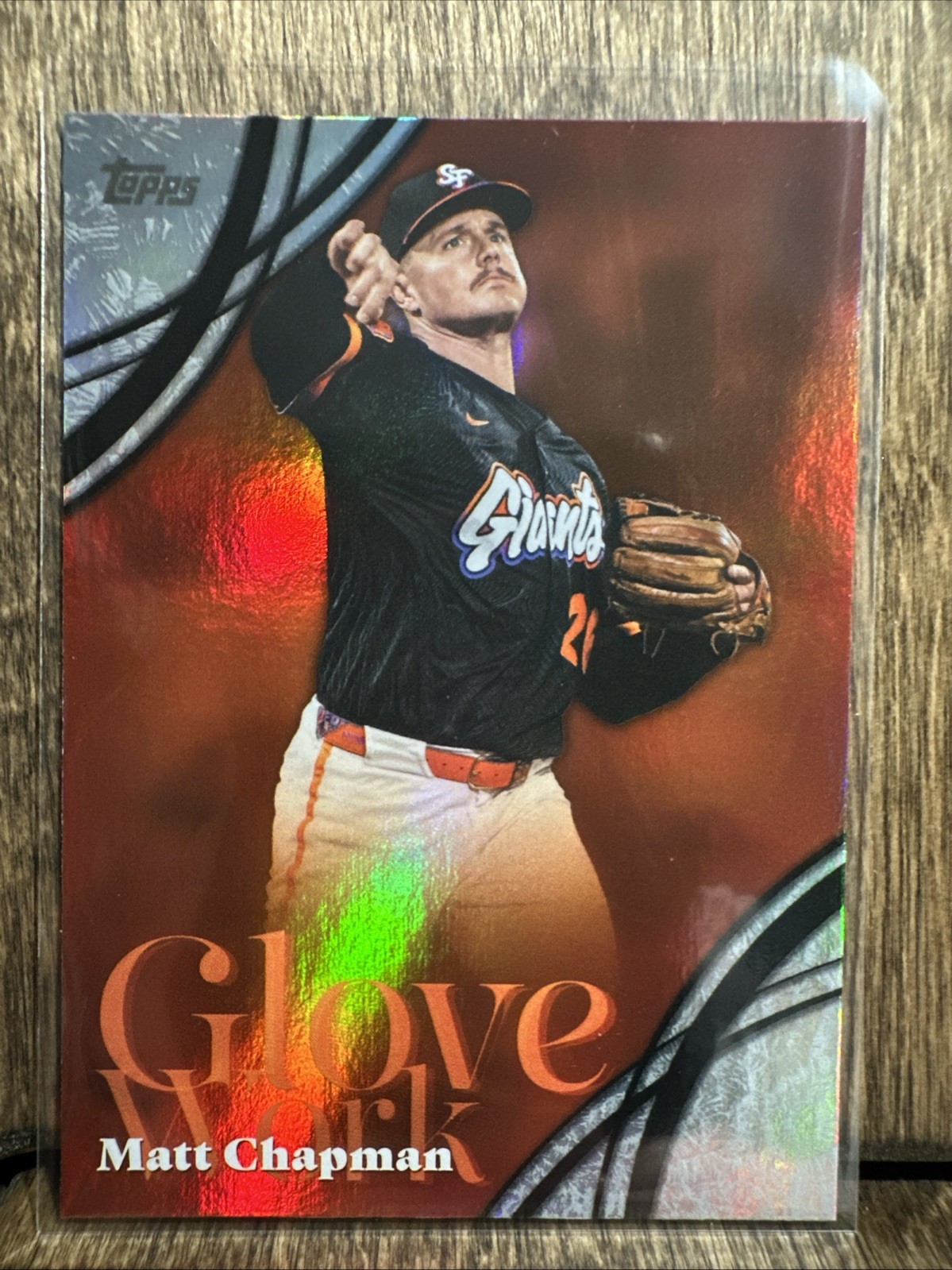 2026 Topps Series 2 Matt Chapman Glove Work #GW-19 San Francisco Giants
