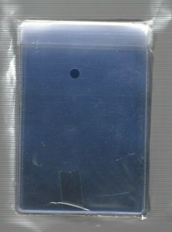 SEMI-RIGID CARD HOLDERS 1. 5. 10, 50. 100. 200, STANDARD CRYSTAL CLEAR FREE SHIP
