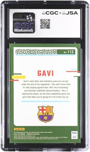 Autographed Gavi FC Barcelona Card Fanatics Authentic COA Item#14660207