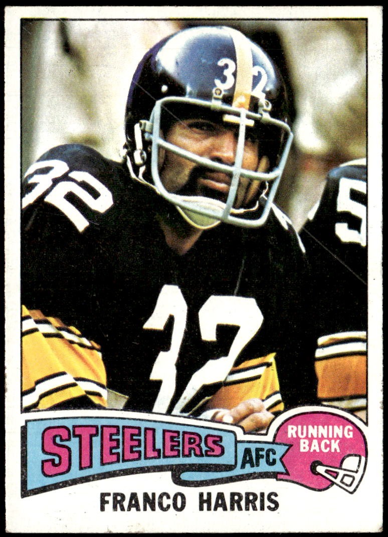 1975 Topps #300 Franco Harris F5