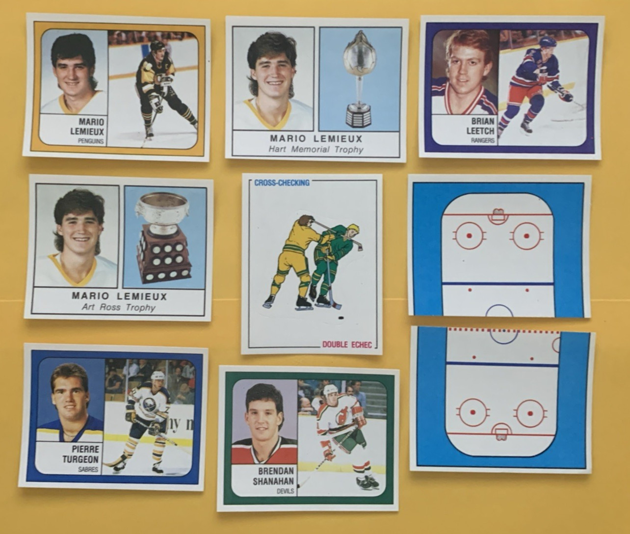 1988-89 Panini NHL Stickers SET BREAK singles #201-408 – stars, rookies, HOFers