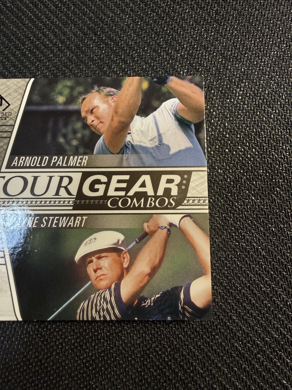 Arnold Palmer / Payne Stewart TG2-PS Tour Gear Combos BUTTON #1/1 ! SP Game Used