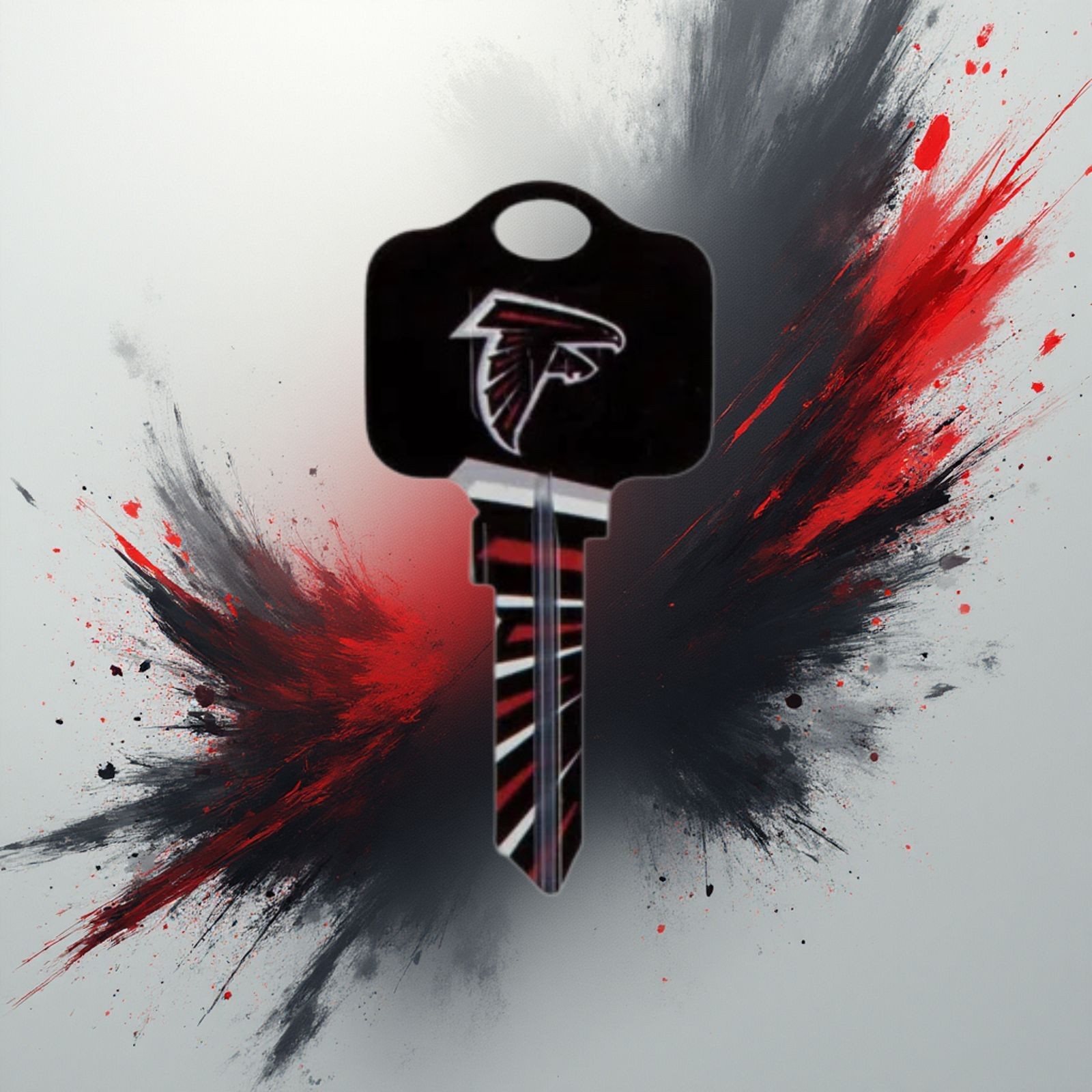 Officially Licensed NFL Football Team House Key Blank, Kwikset Schlage