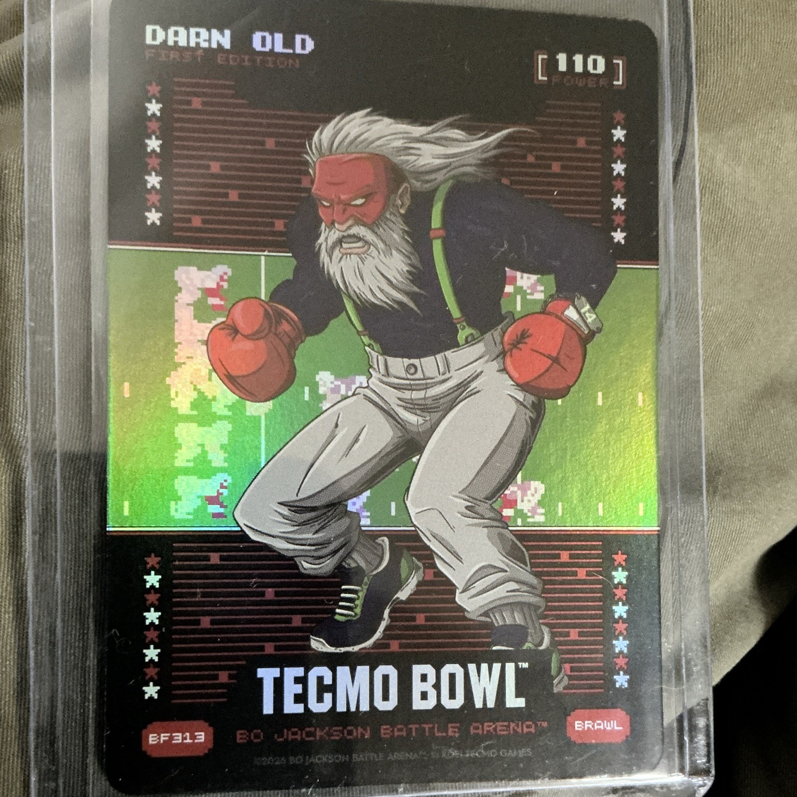 Bo Jackson Battle Arena 2023 Tecmo Bowl Bo Jackson Darn Old #BF313 1st Ed