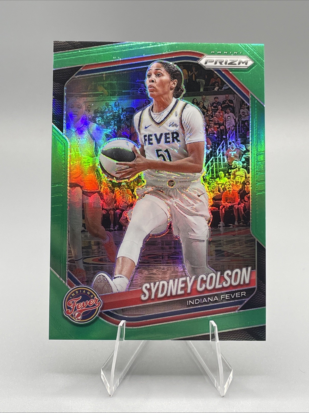 2025 Panini Prizm WNBA #1 Sydney Colson Green Prizms