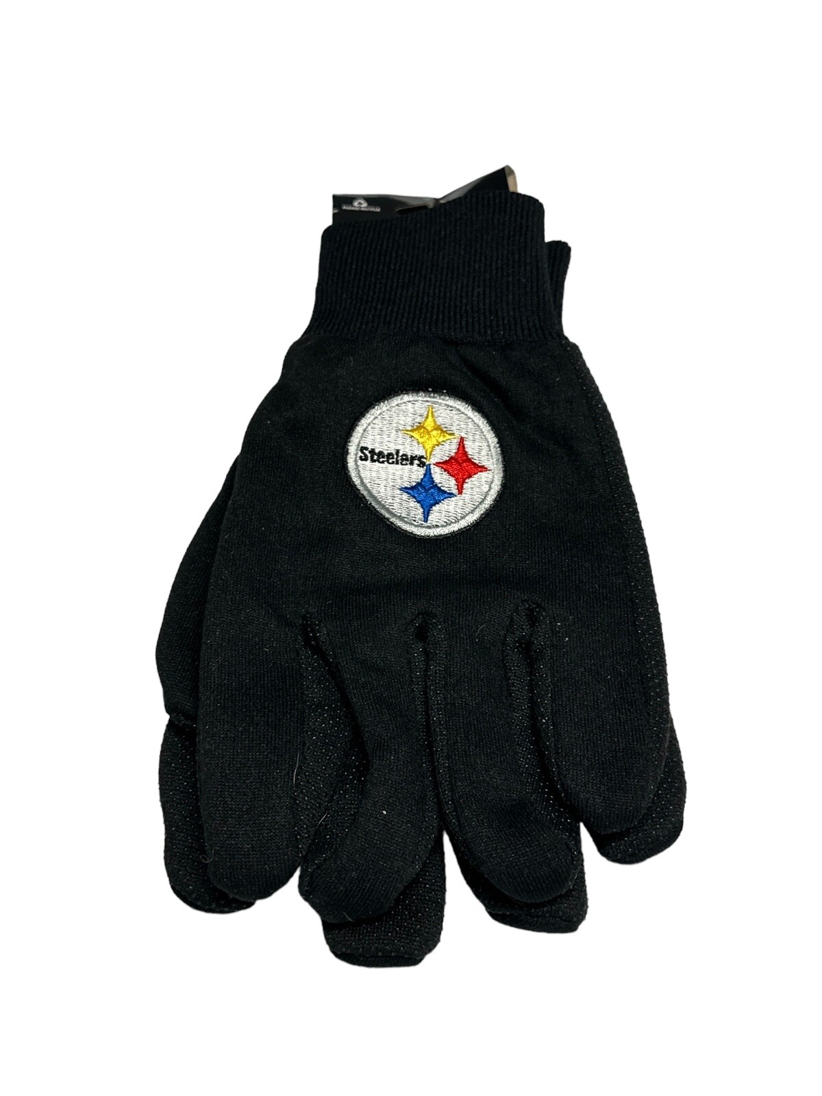 NEW NFL Team Utility Gloves – Pittsburgh Steelers- Black With Team Logo OSFM