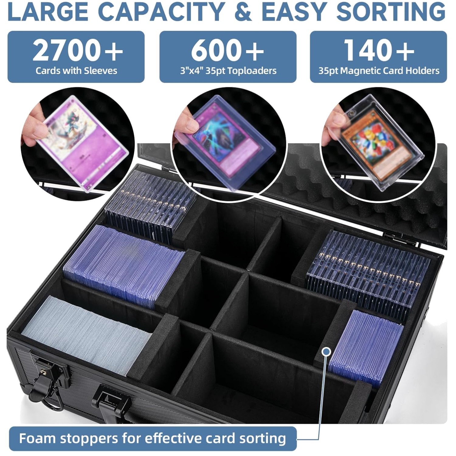 Large Capacity Trading Card Storage Box