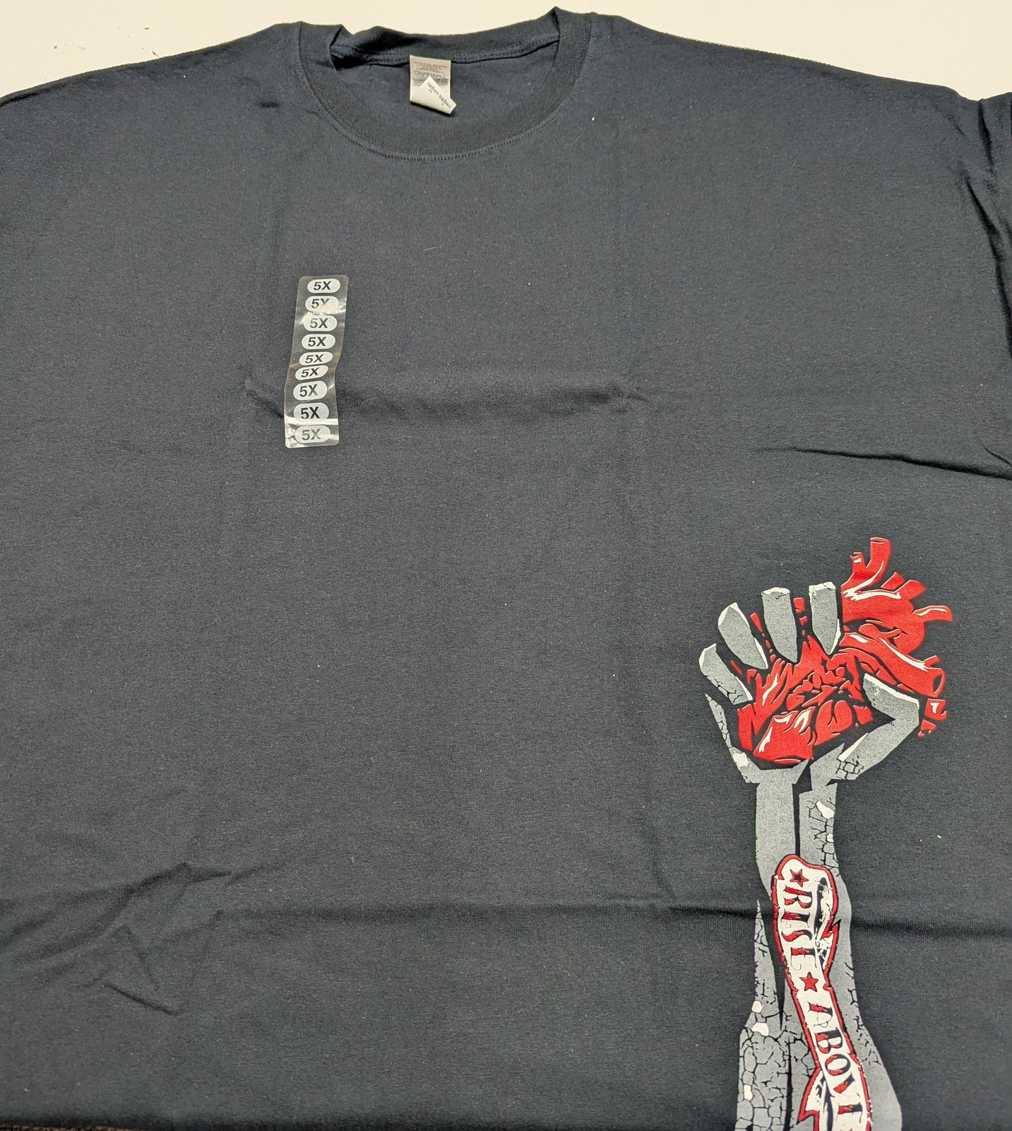 6 Men Size 5XL WWE T-shirts | Cena Orton Undertaker The Rock Lot 1