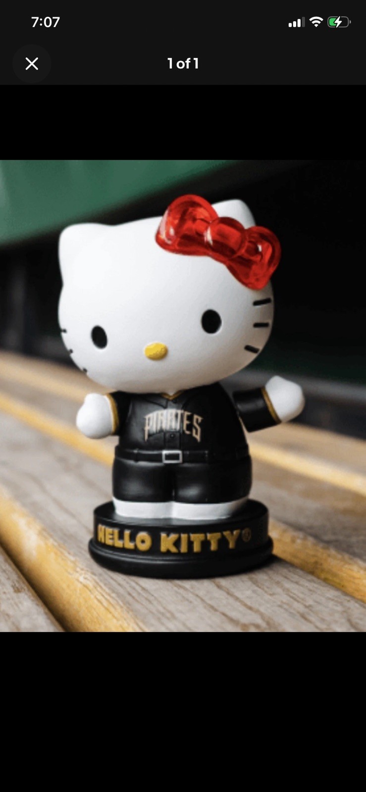 Pittsburgh Pirates Hello Kitty Bobblehead 6/9/26 – New in Box MLB SGA