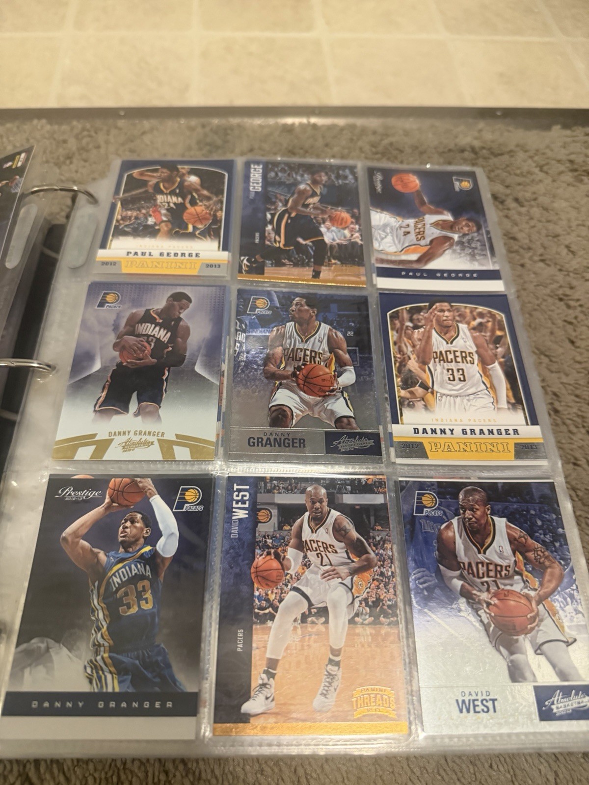 Sport Cards Binder NFL, And Nba Rare And Great Condition