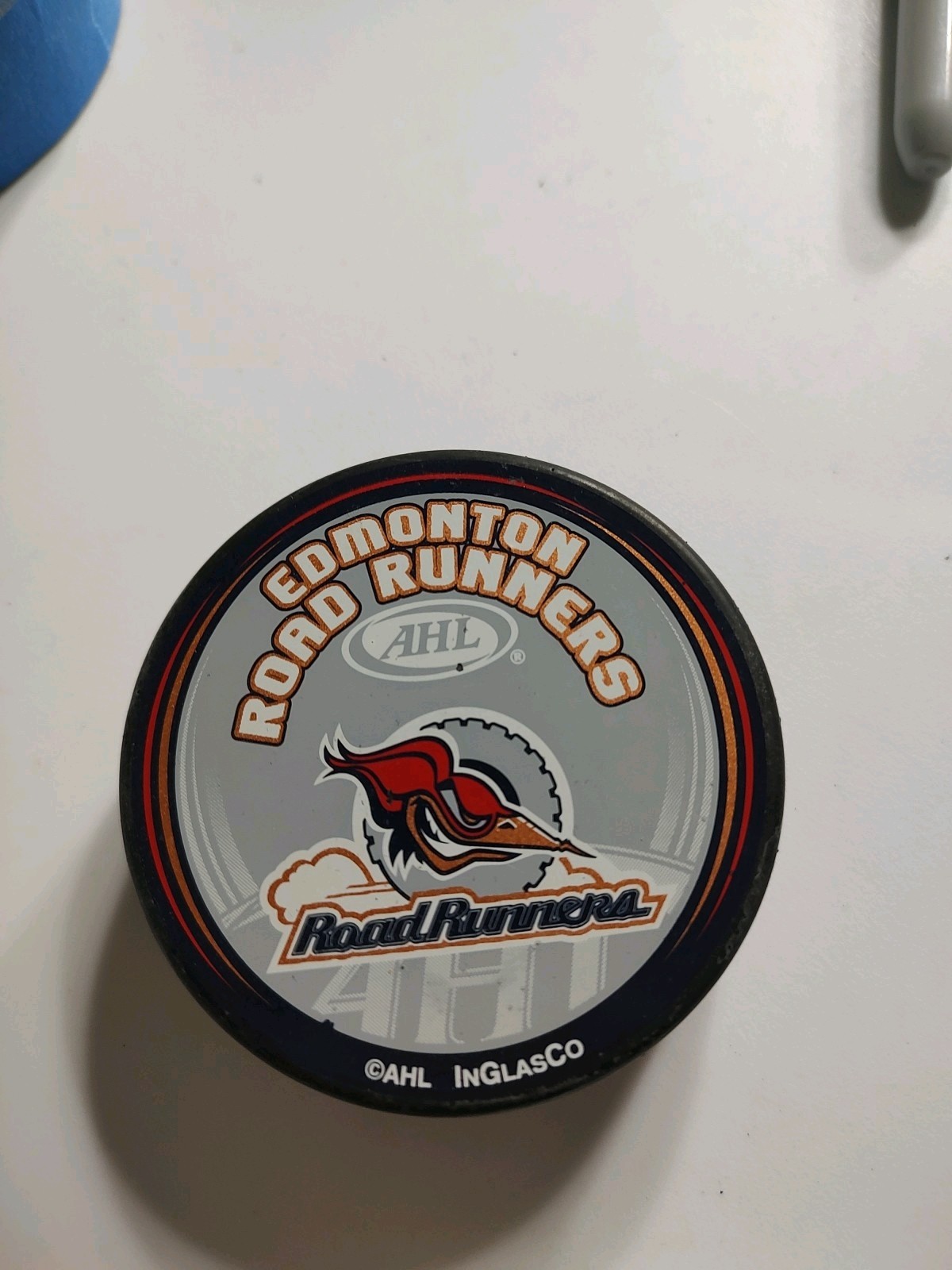 AHL EDMONTON ROADRUNNERS 2004-2005 Souvenir PUCK #6