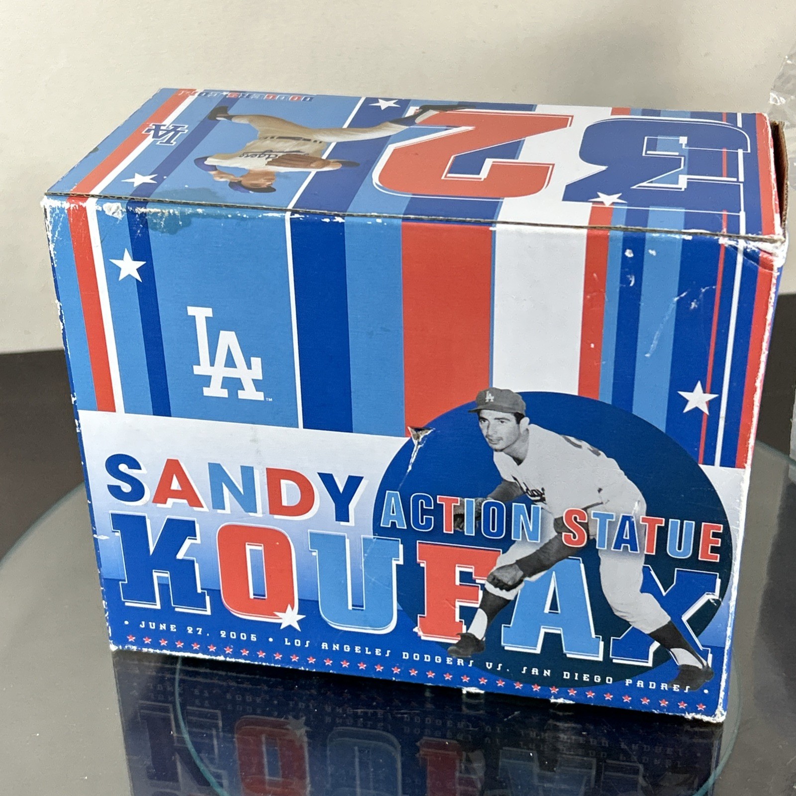 Sandy Koufax 2005 LA Dodgers SGA Action Statue Figure Limited Edition Open Box