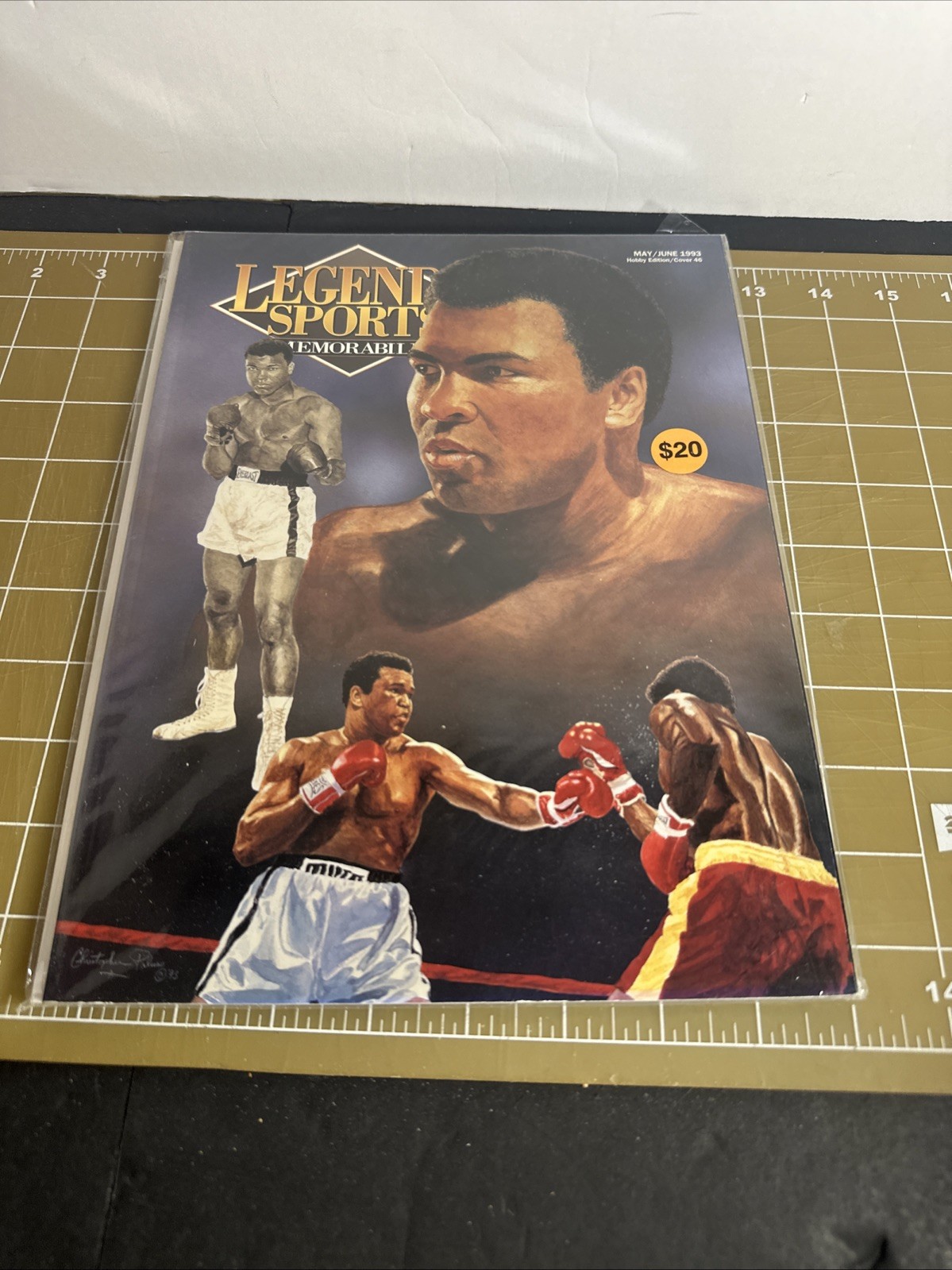 Muhammad Ali Legends Sports Memorabilia Mag May/June 1993 Hobby Cover #46
