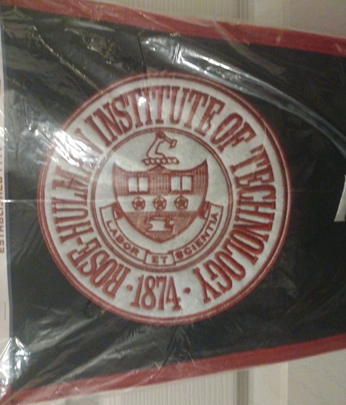 Rose-Hulman Pennant Winning Streak 13 inches by 32 Inches Wool Embroidered