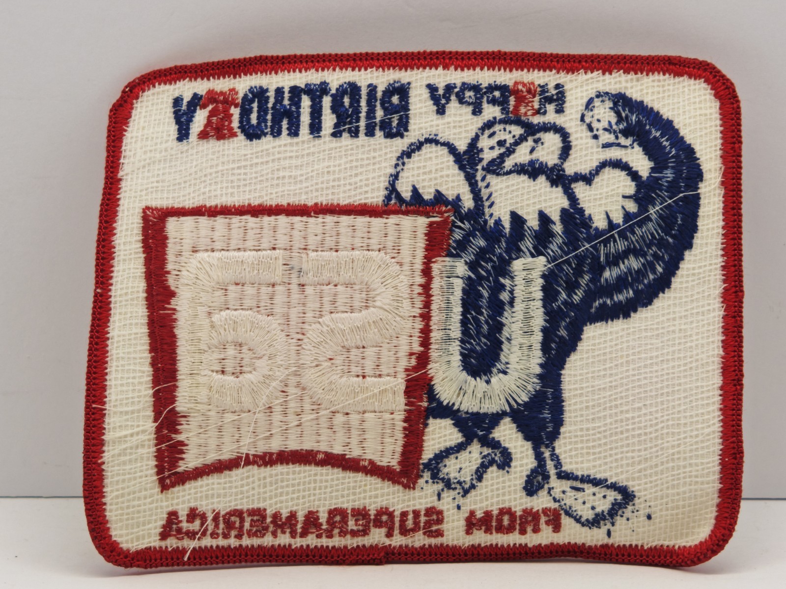 SA Super America | Happy Birthday USA from SUPERAMERICA | Embroidered Patch