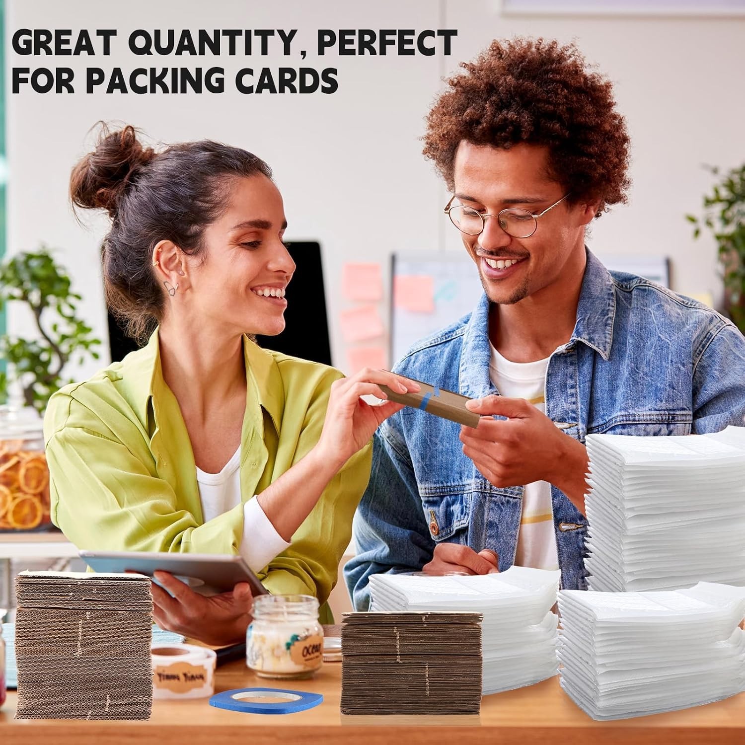 Cardboard Inserts & Poly Bubble Mailers – 301 Pcs