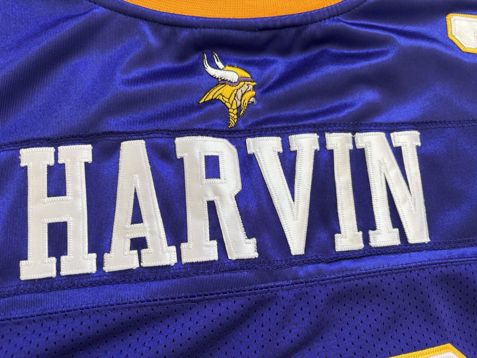 Minnesota Vikings #12 Percy Harvin Men’s Onfield Reebok Jersey Stitched Size 50