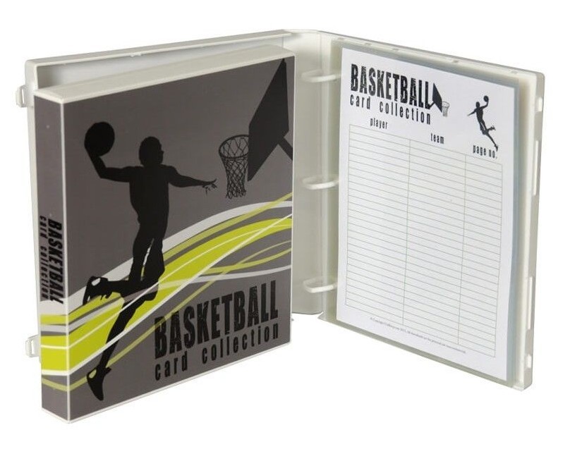 UniKeep Basketball Trading Card Binder, 10 Card Pages Included, Holds 180 Cards