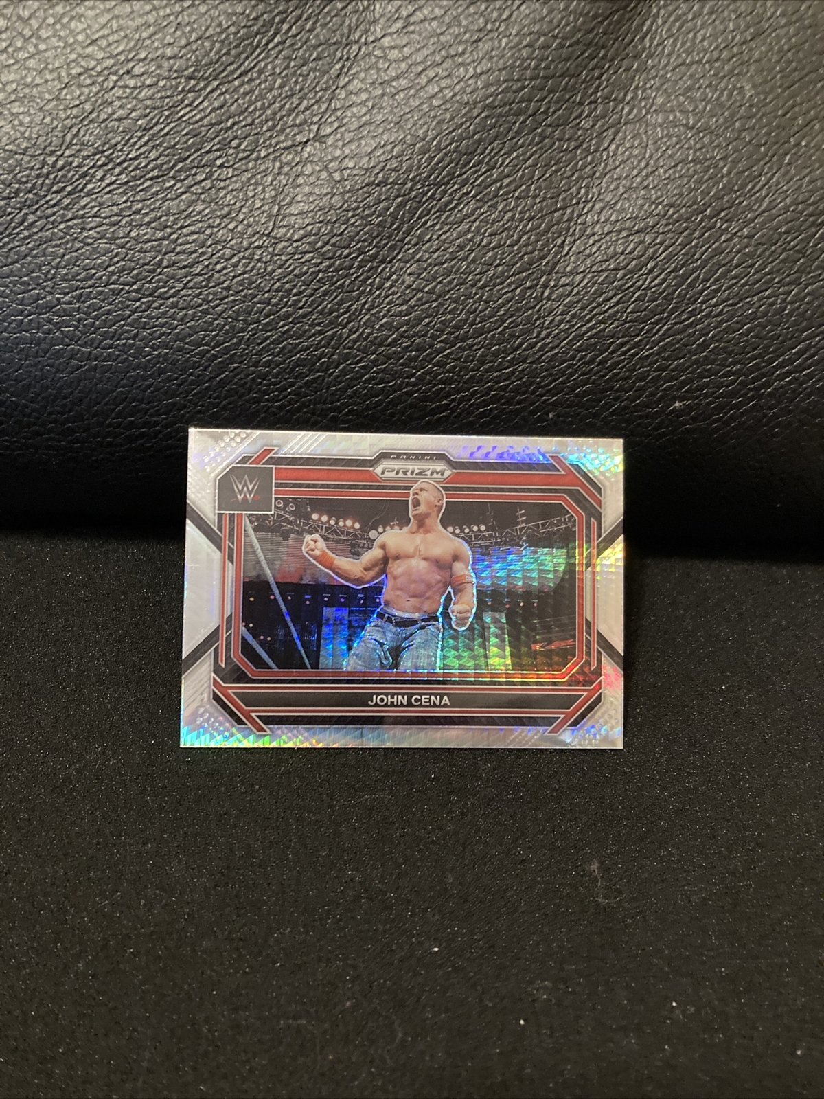 (2) PANINI PRIZM WWE JOHN CENA #54 RED WAVE PRIZM,HYPER PRIZM WWE LEGENDS