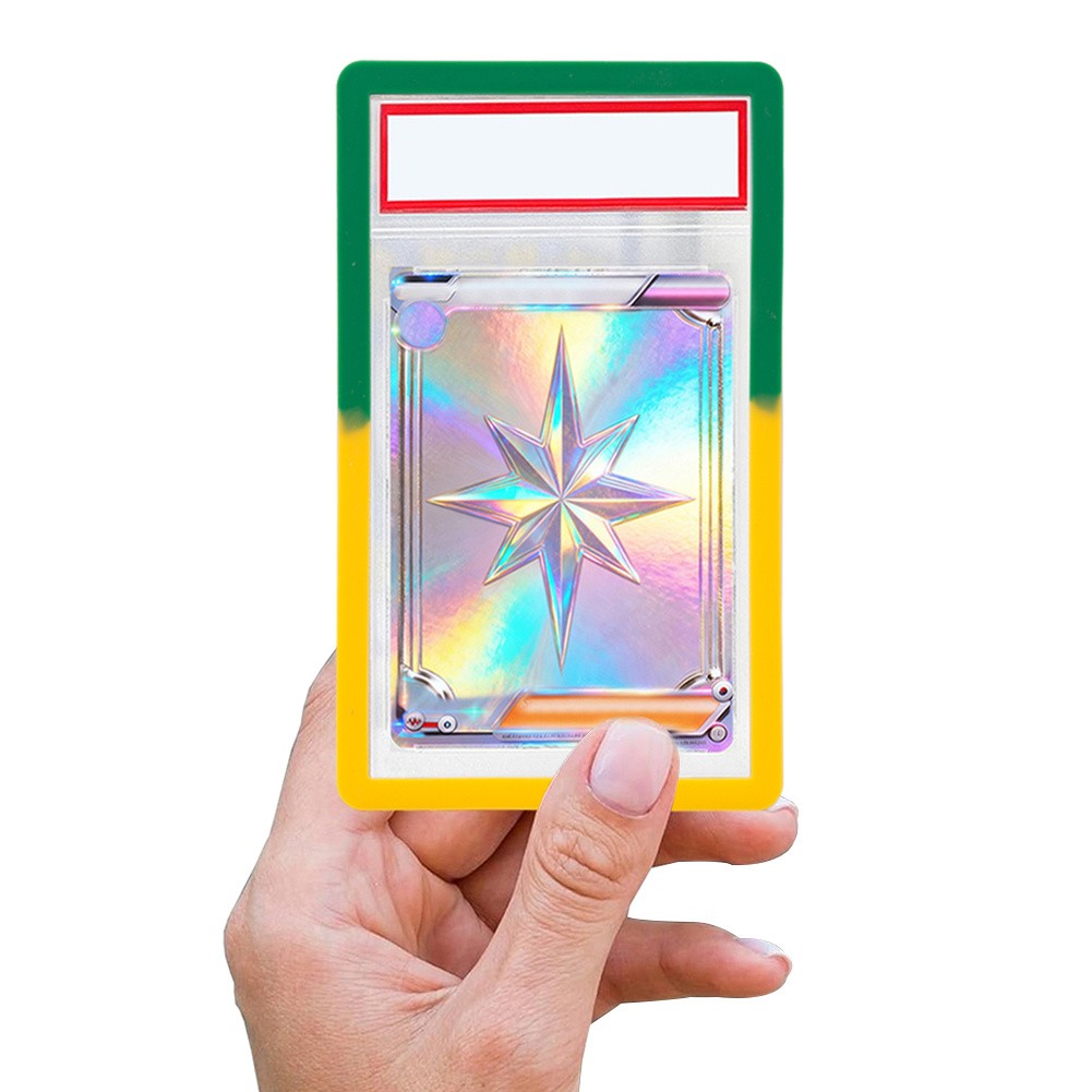 6Color Stackable Silicone Slab Bumper Guard Protector Frame For PSA Graded Card