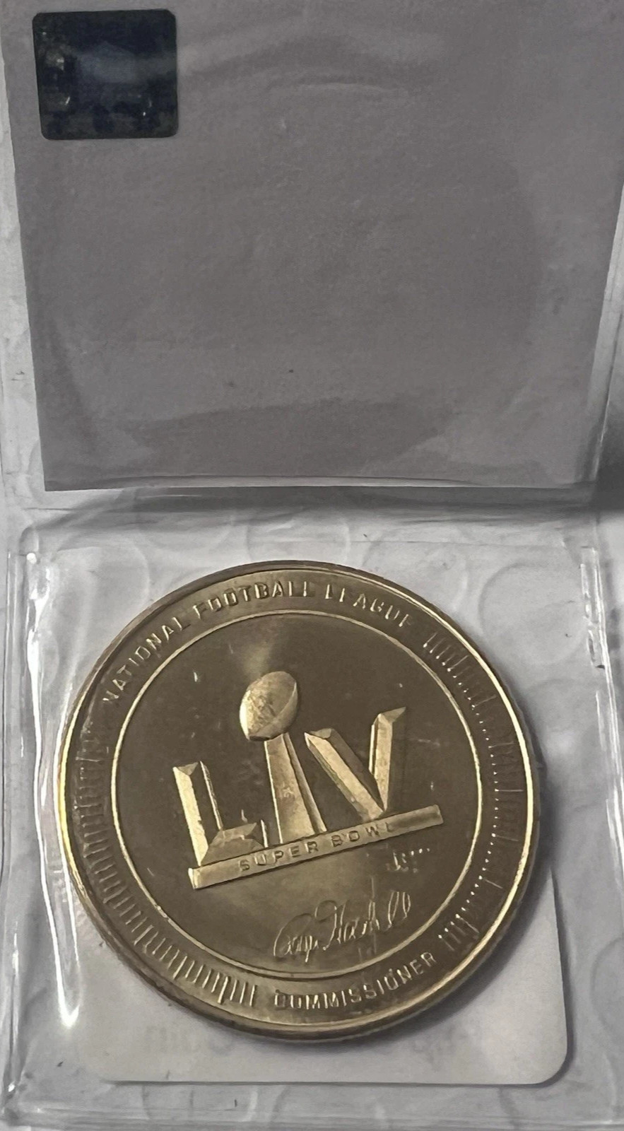 NFL Super Bowl LV 55 Official Commemorative Flip Coin Chiefs VS Buccaneers New!