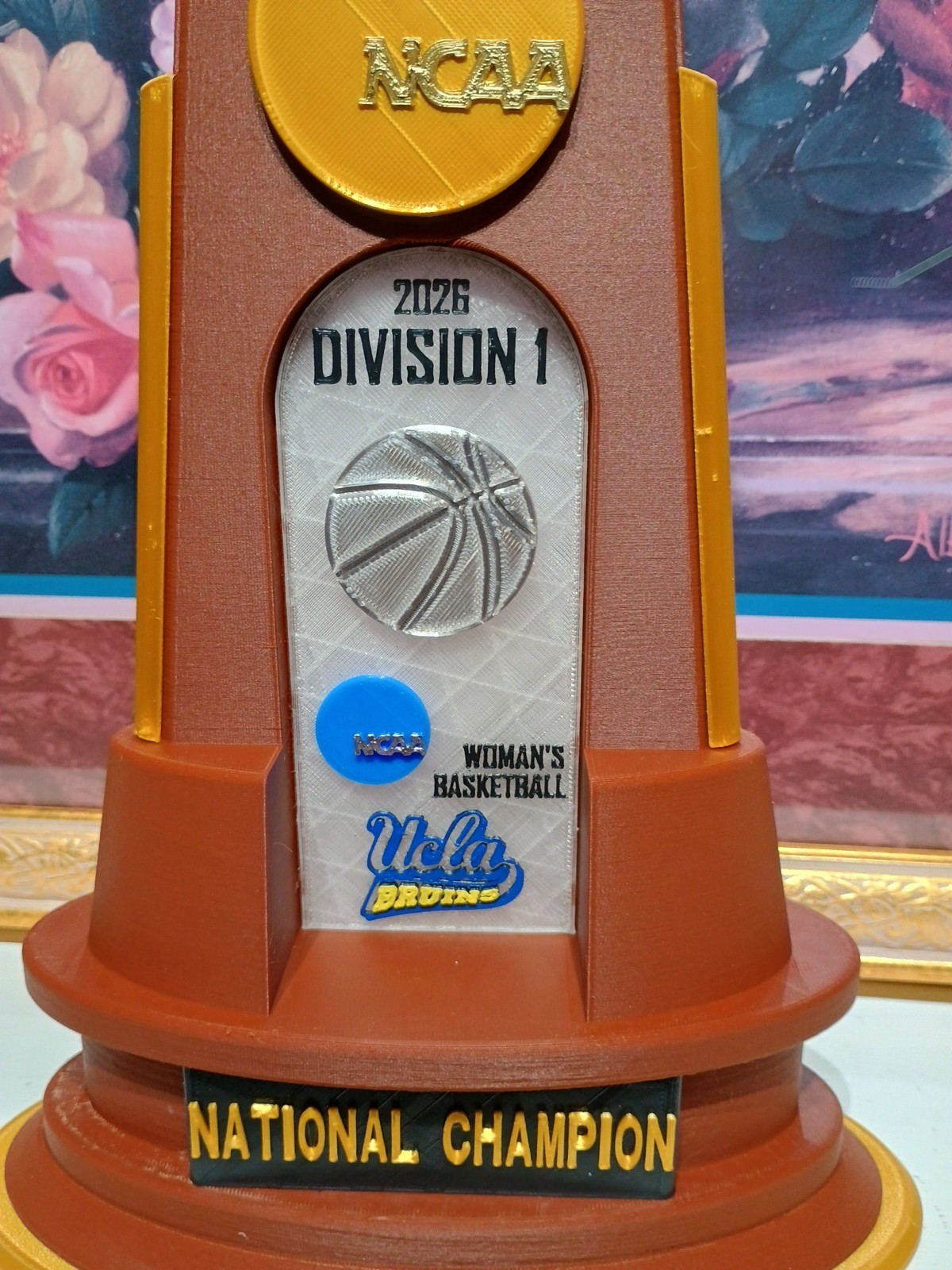 NCAA 2026 DIVISION1 WOMEN UCLA BASKETBALL CHAMPION TROPHY