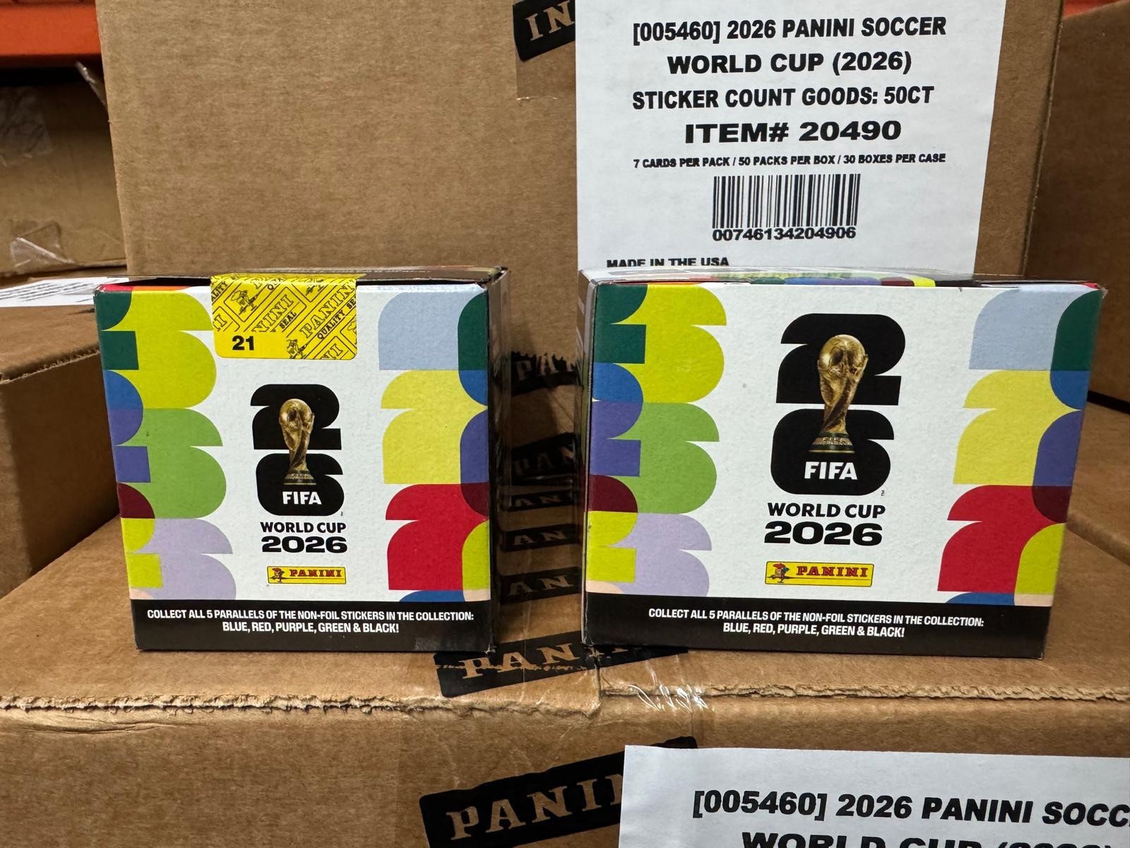 Panini FIFA World Cup 2026 Sticker Box 2 x Boxes Officia – SAME DAY SHIPPING!!!