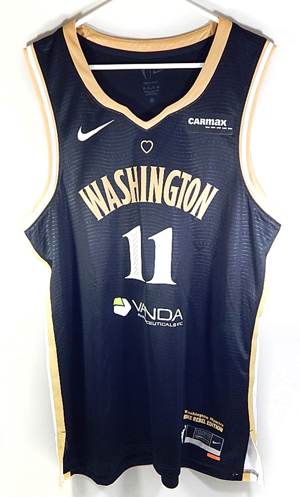 Elena Delle Donne #11 Washington Mystics Nike Rebel Carmax Jersey Black XL 52