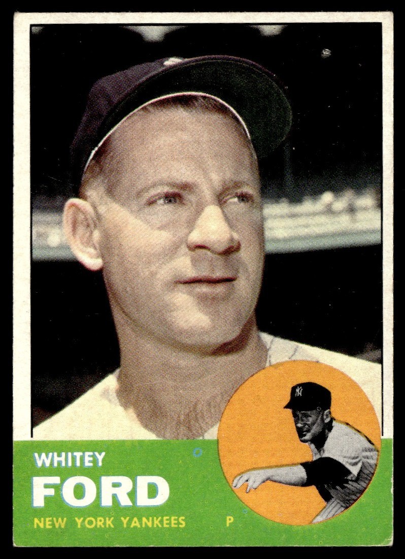 1963 Topps Whitey Ford VG+ New York Yankees #446