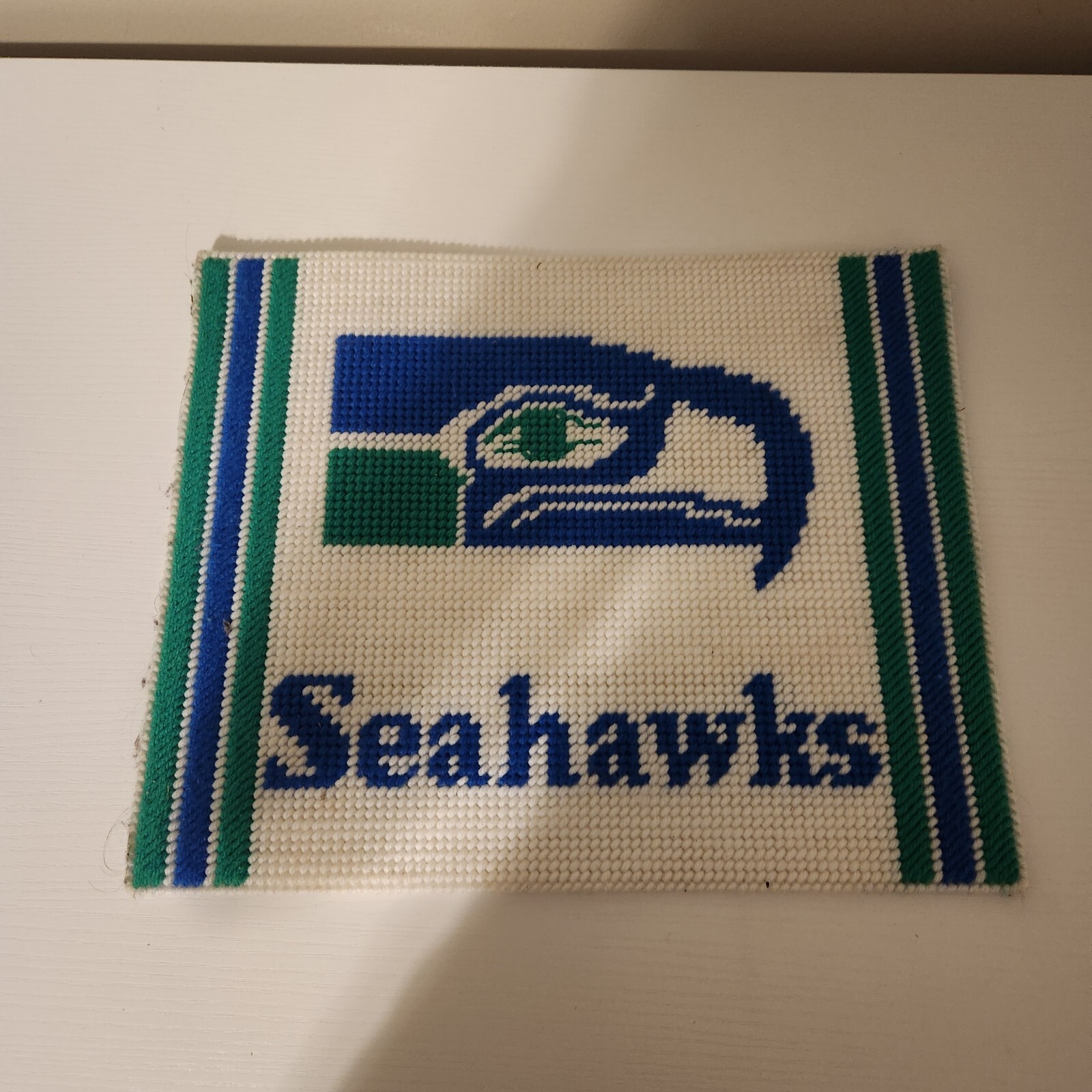 Handmade Seahawks Sign 12.5in x 10.5in BH
