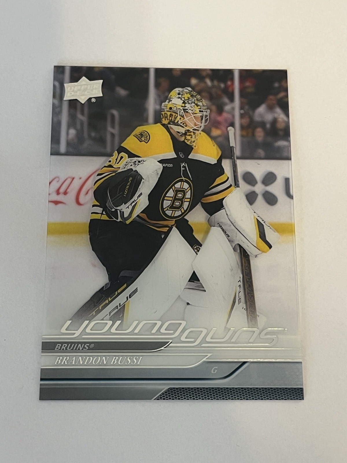 2024-25 Upper Deck Young Guns Clear Cut #493 Brandon Bussi SSP Rookie