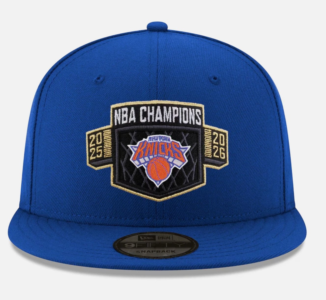 New York Knicks 2026 NBA Finals Champions Locker Room Replica – Blue