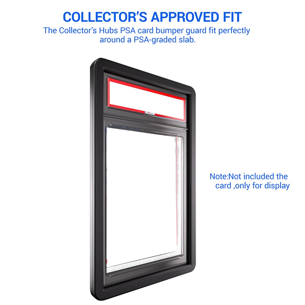 5-30x Silicone Bumper Guard Slab Protector Shock Absorption For PSA Graded Cards