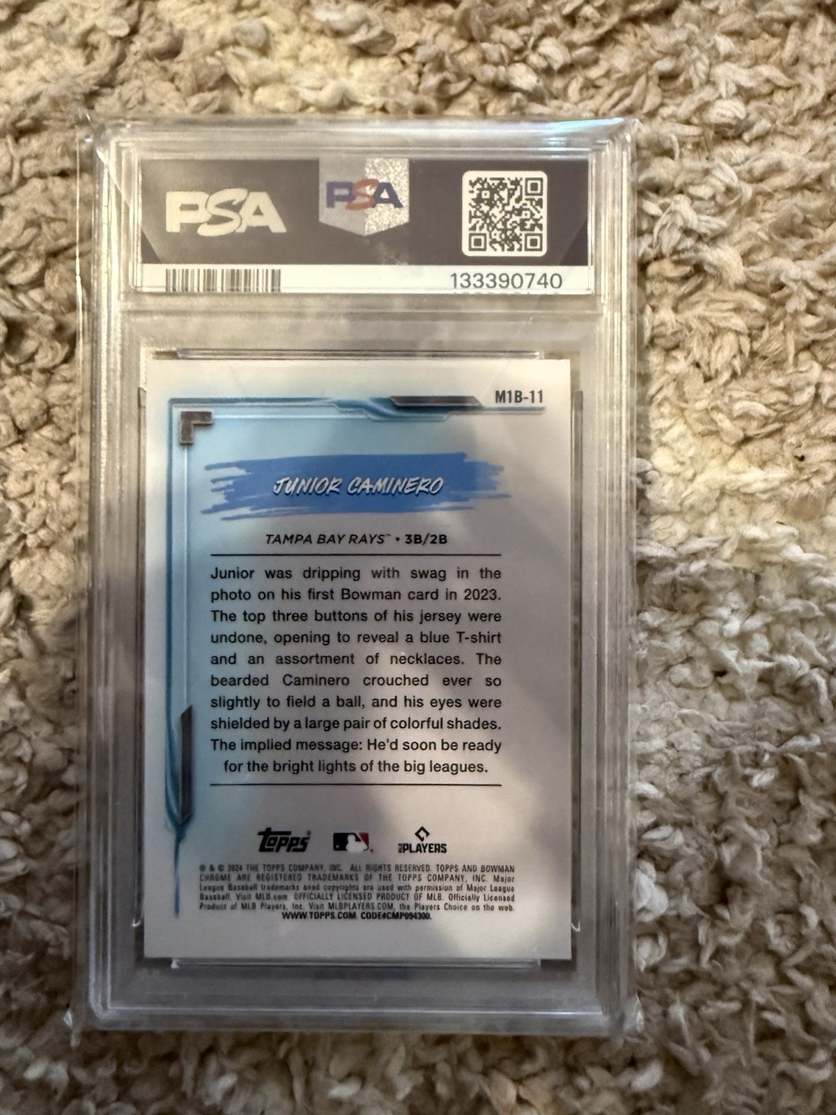 Bowman Chrome My 1st Bowman Junior Caminero PSA 10 Mystery Box Rookie Cards