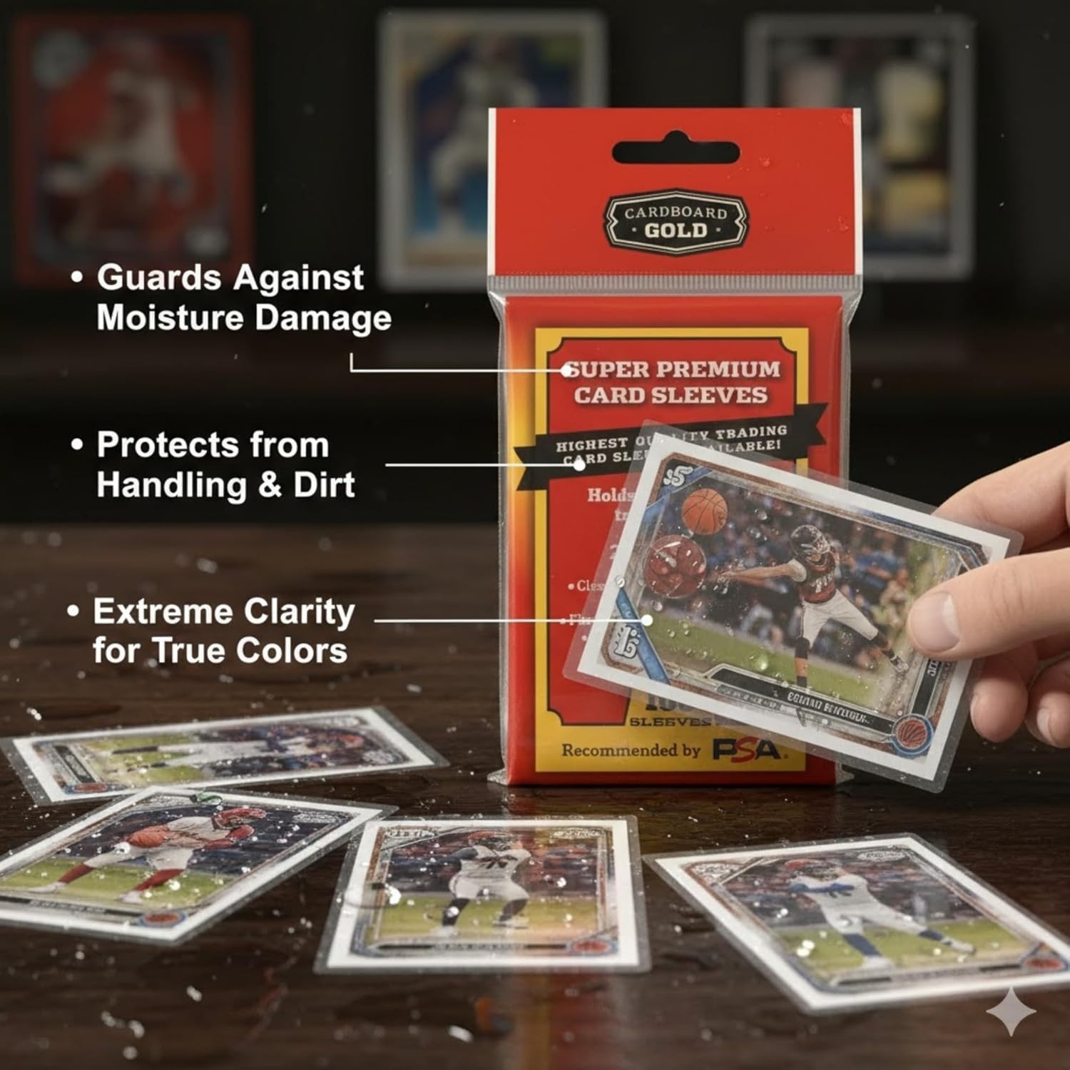 Super Card Sleeves – Penny Sleeves for Trading Cards – Ultra Clear OPP 2 mil…