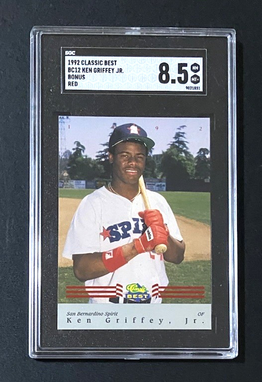 KEN GRIFFEY JR SGC CLASSIC BEST RED BONUS VARIATION – SGC 8.5 SEATTLE MARINERS