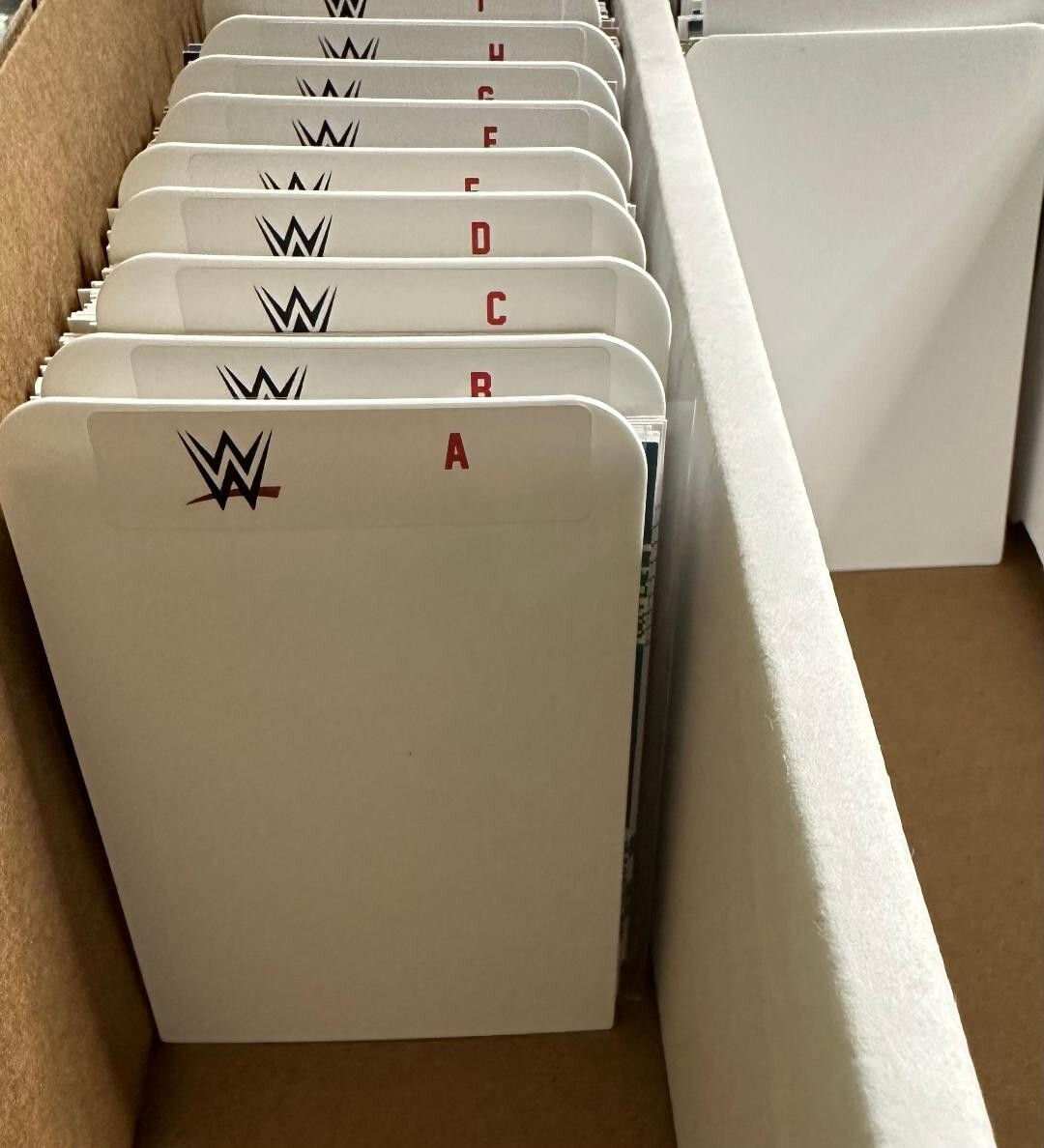 (26) STANDARD Sports Card Dividers with 26 FREE WWE A-Z Labels Set