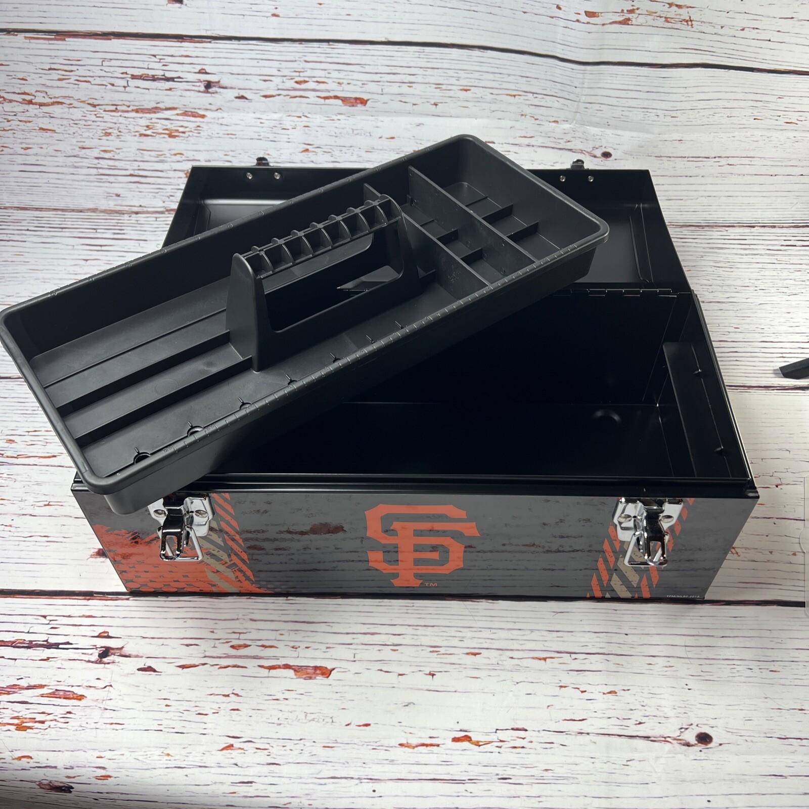 NBL Giants Windco 16.25 in. Steel San Francisco Art Deco Tool Box 7.1 in. new