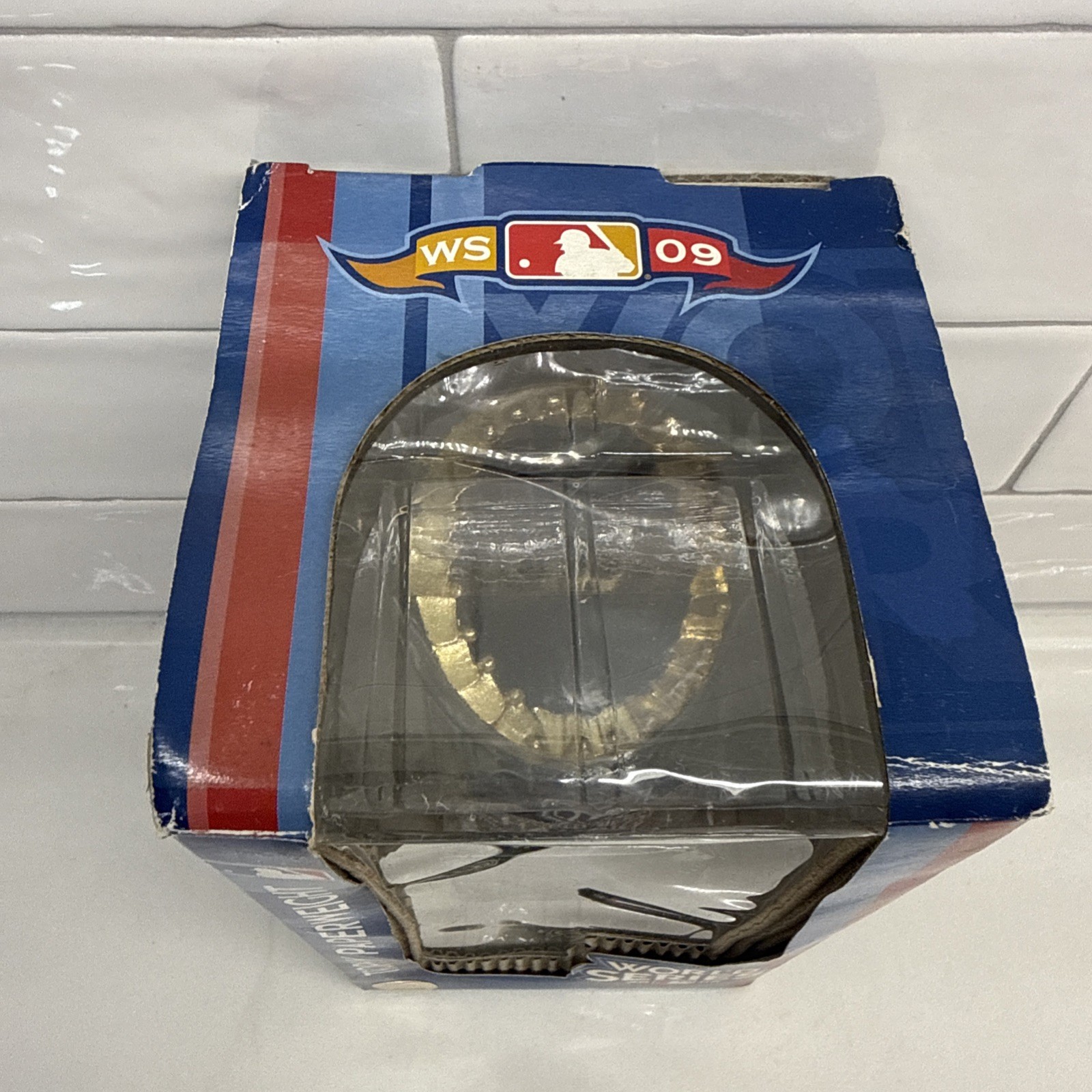 2009 New York Yankees MLB Baseball World Series Champions Trophy Paperweight