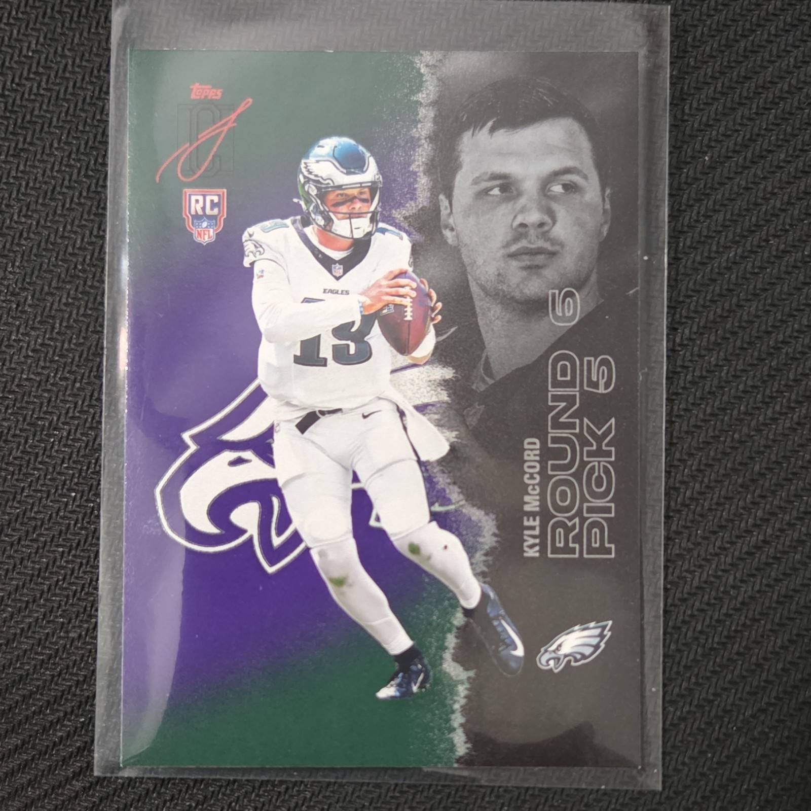 Topps 2025 Topps Signature Class Kyle McCord Eagles Rookie Pick #108 RC