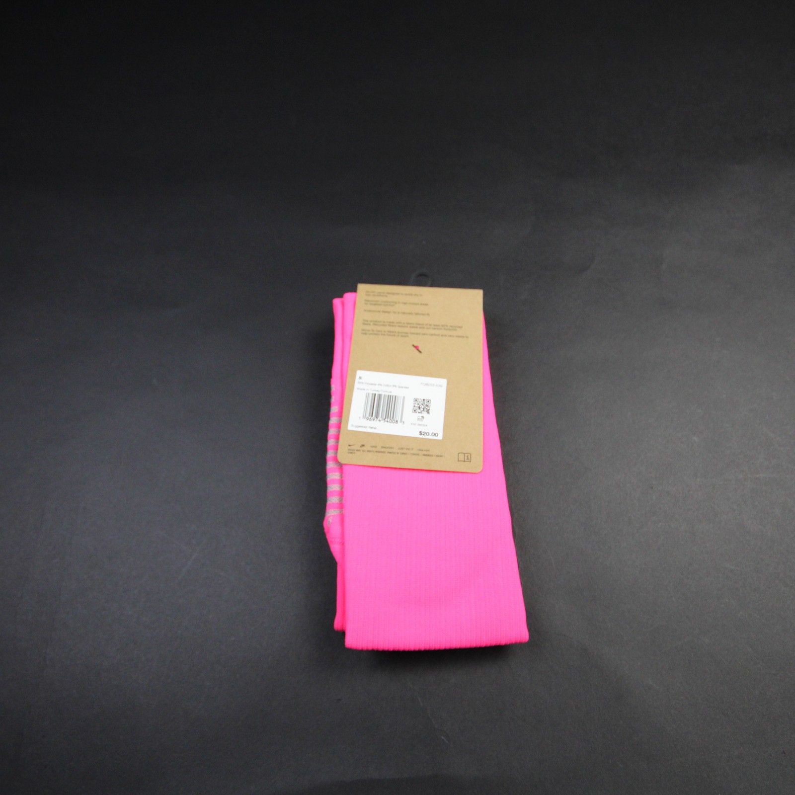 Nike Dri-Fit Socks Women’s Hot Pink New with Tags 4/6