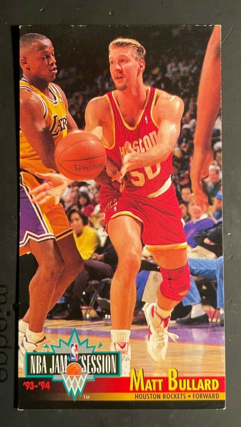 4 BASKETBALL OVER-SIZE CARDS 5 INCHES TALL FREE SHIPPING