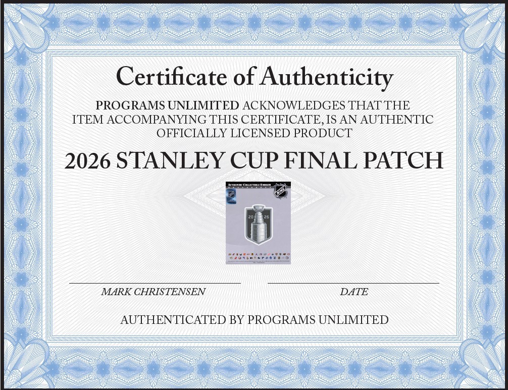 2026 NHL STANLEY CUP FINAL PATCH PLAYER JERSEY STYLE OFFICIAL L ICENSED SHIP NOW