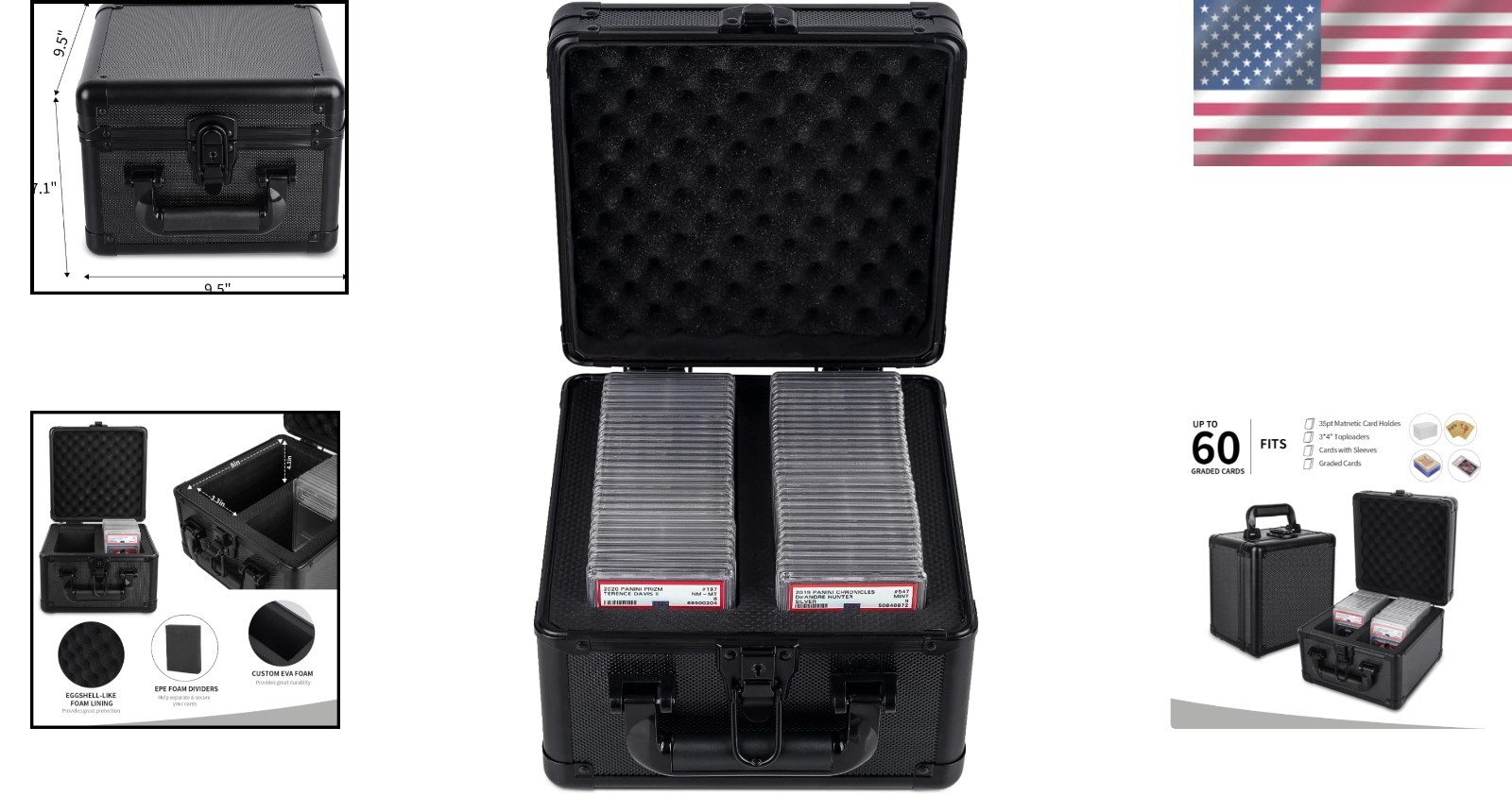 Portable Graded Card Case – Secure Storage for Collectibles